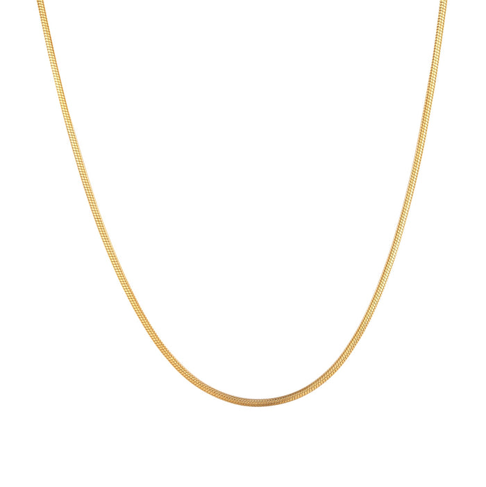 Rounded Snake Chain - seol-gold