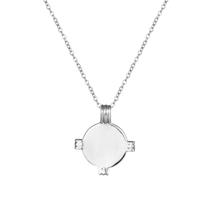 disc medallion necklace - seolgold
