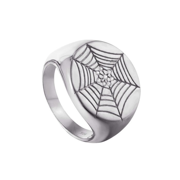 gothic silver ring - seol-gold