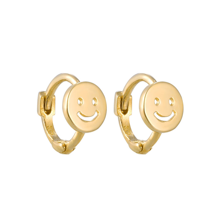 9ct Solid Gold smiley face - seol-gold