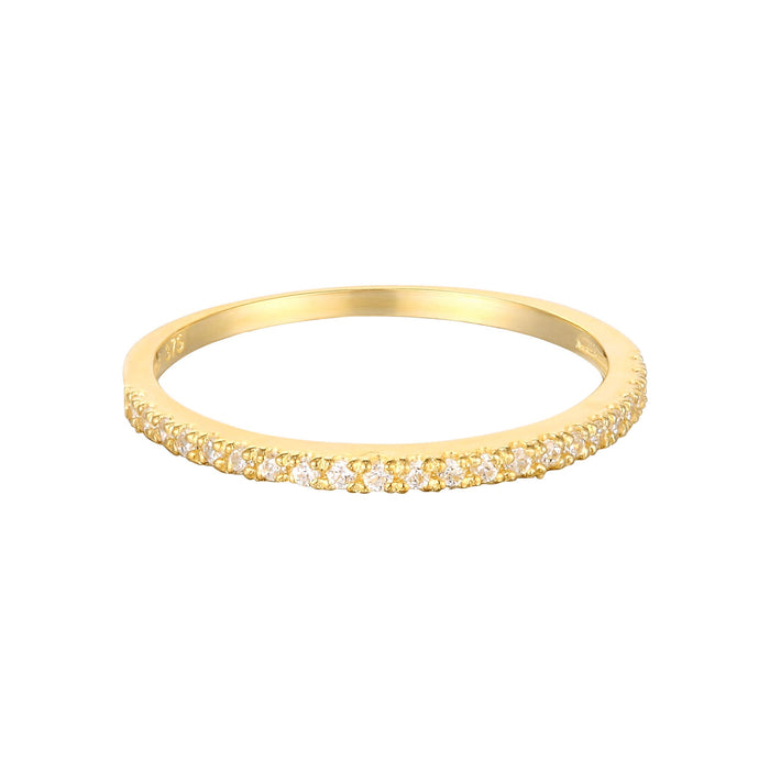 9ct Gold CZ Eternity Band Ring - seol-gold
