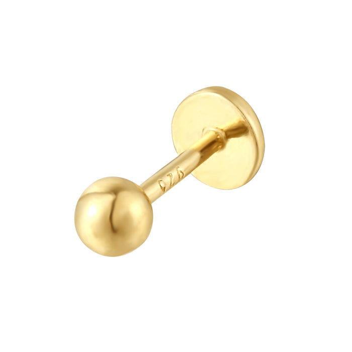 gold stud earring - seolgold