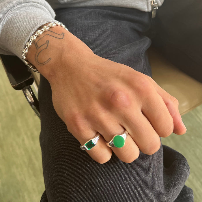 emerald ring - seolgold
