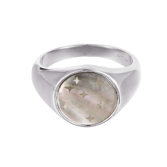 silver signet ring - seolgold