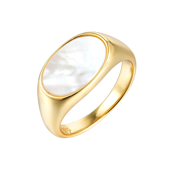mother of pearl ring - seolgold