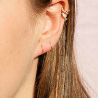 Gold hoop earring - seol-gold