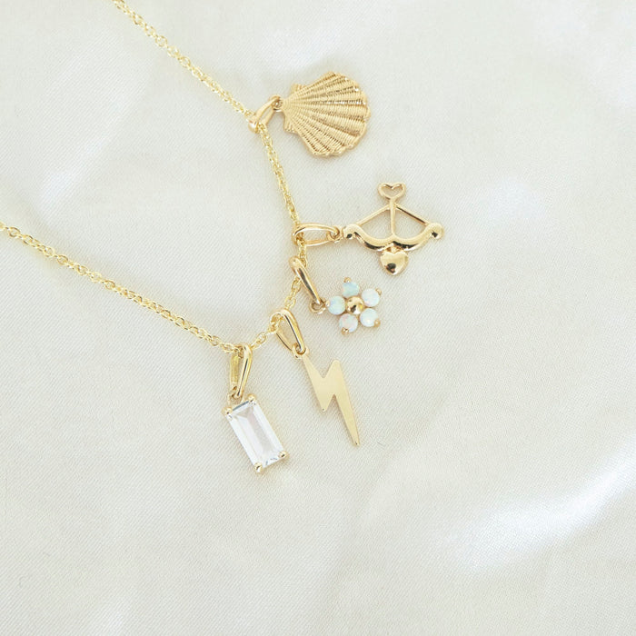 shell pendant - seol gold