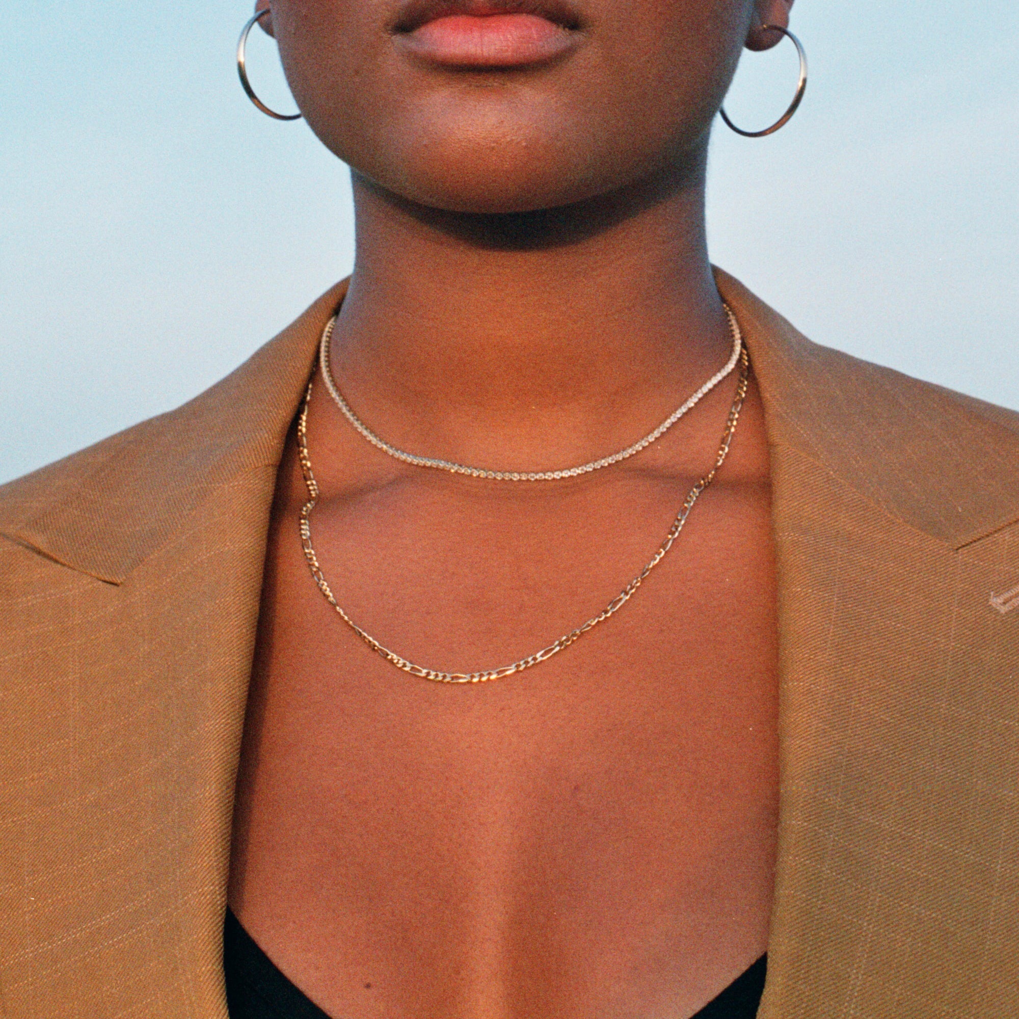 gold Figaro Chain - seol-gold