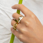 9ct Gold CZ Ring - seol-gold