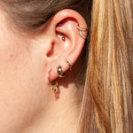 star stud earrings - seol-gold