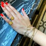 herringbone chain bracelet - seolgold