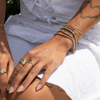 tennis bracelet -seol gold