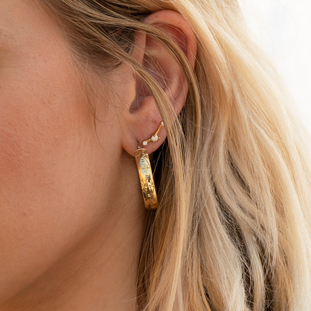 18ct Gold Vermeil stud earrings - seolgold