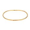 Gold anklet bangle on a white background - seolgold