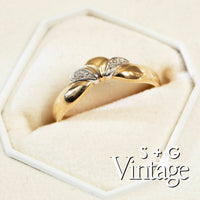 diamond vintage ring - seol gold