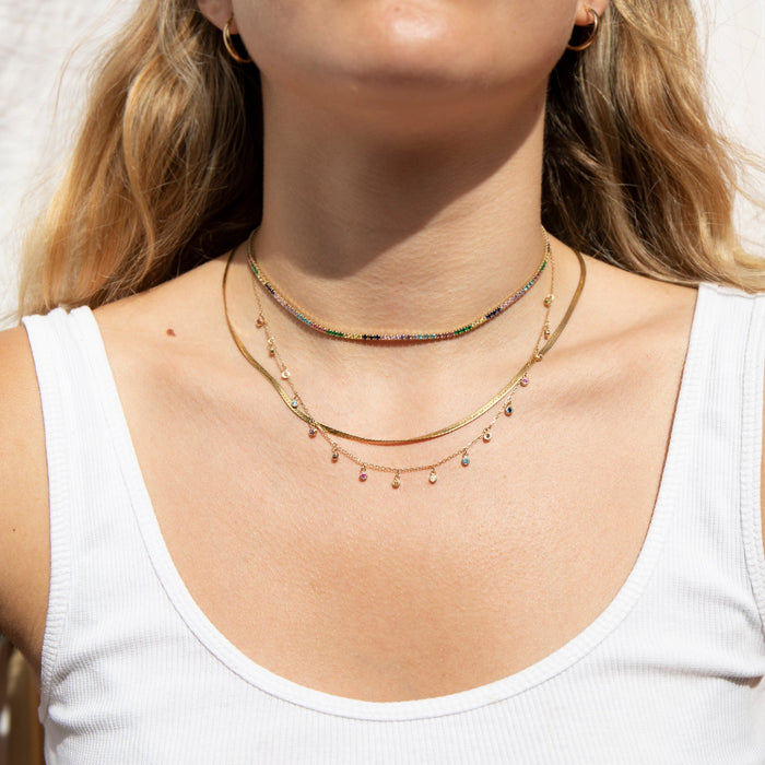 gold necklace - seol-gold
