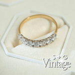 vintage gold eternity ring - seol gold