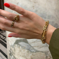 gold signet ring - seolgold
