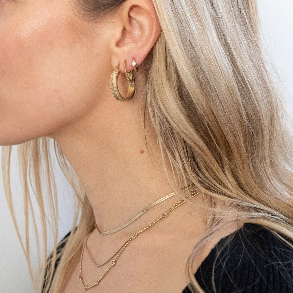 opal earring - seolgold
