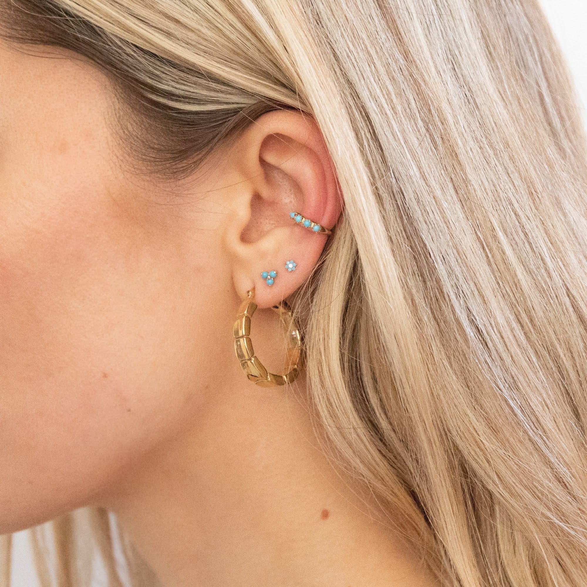 turquoise earring - seolgold