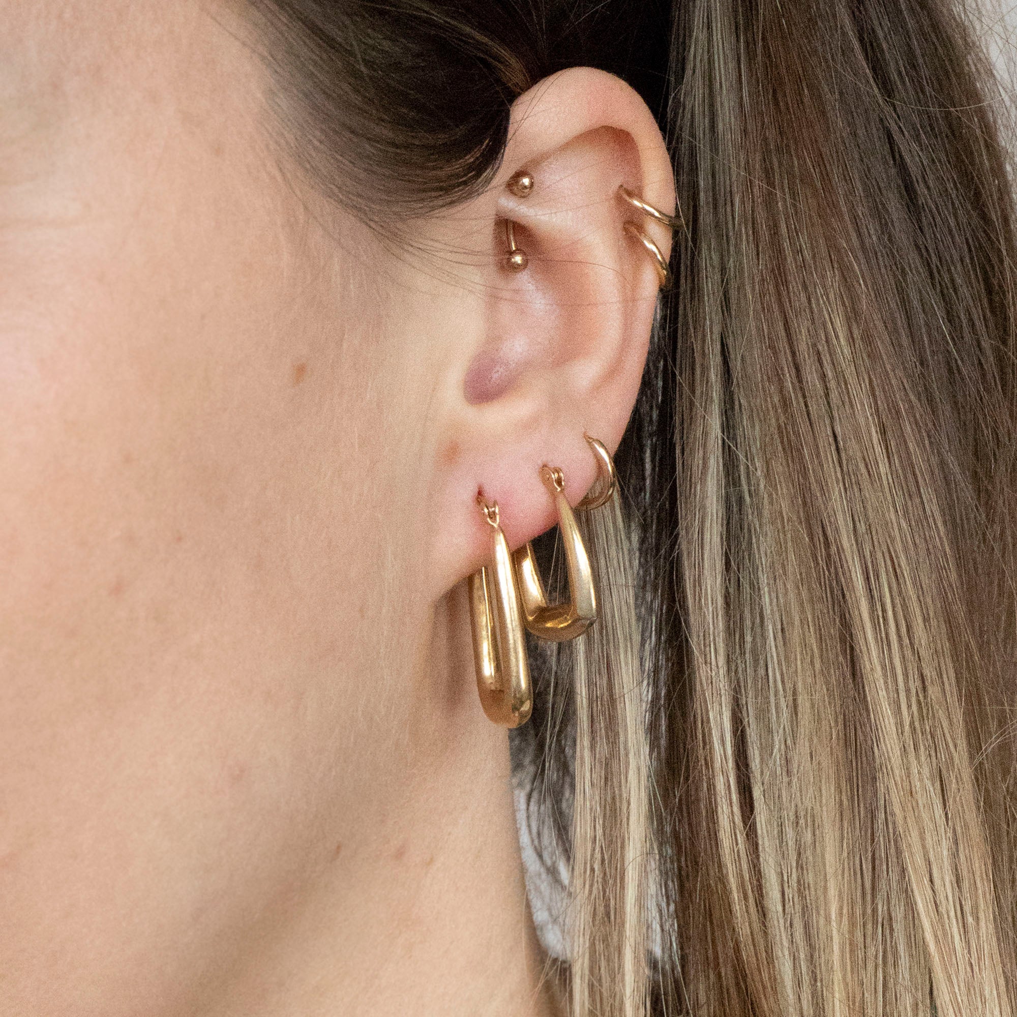 18ct Gold Vermeil earrings - seolgold