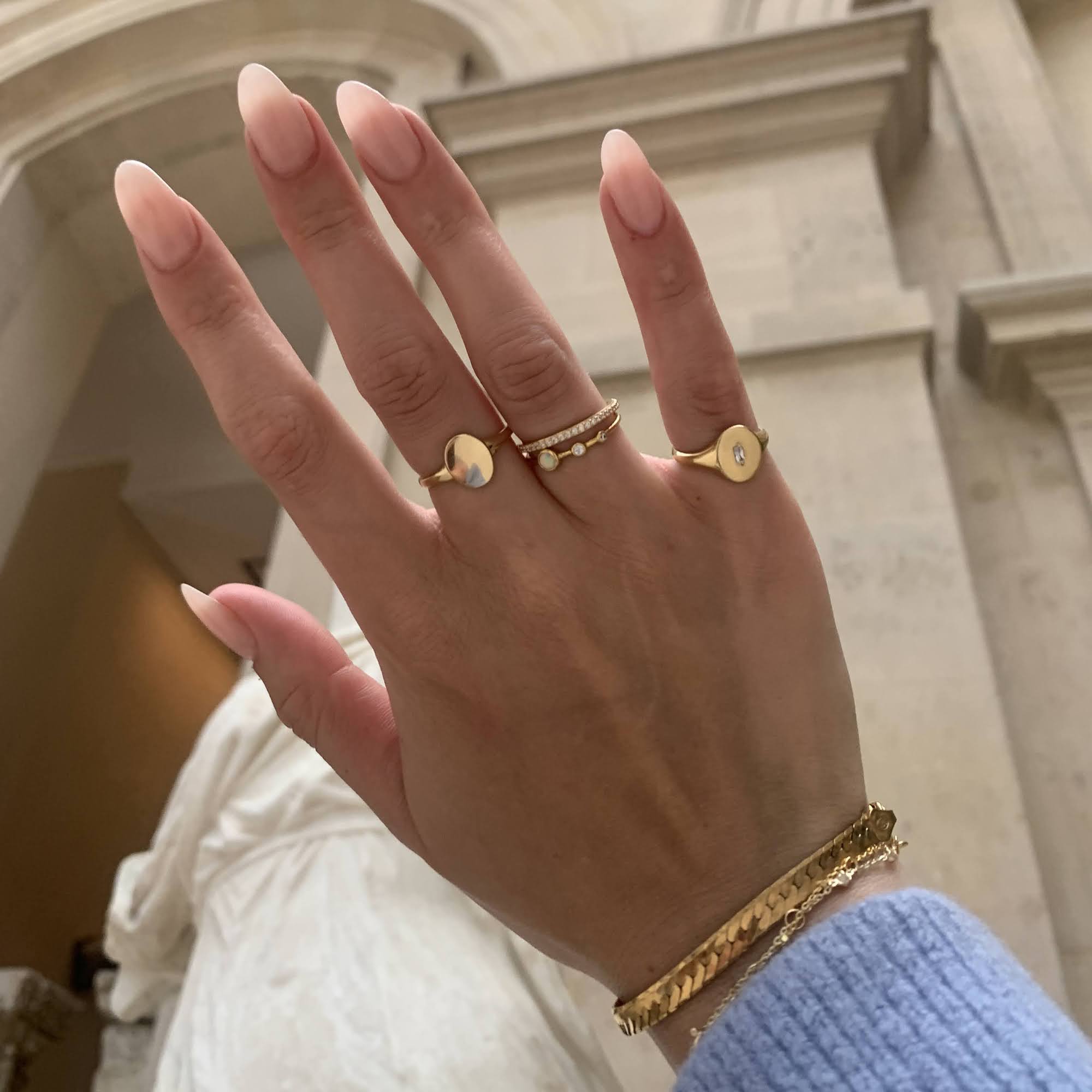 9ct signet ring - seol gold