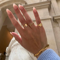 9ct signet ring - seol gold