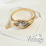 vintage croissant ring - seol gold