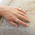 9ct gold chunky signet ring - seolgold