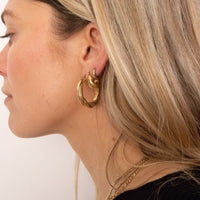 Gold creole hoops - seol-gold