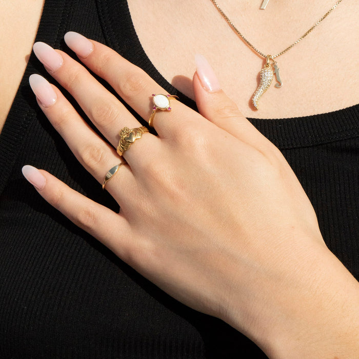 opal ring - seol gold