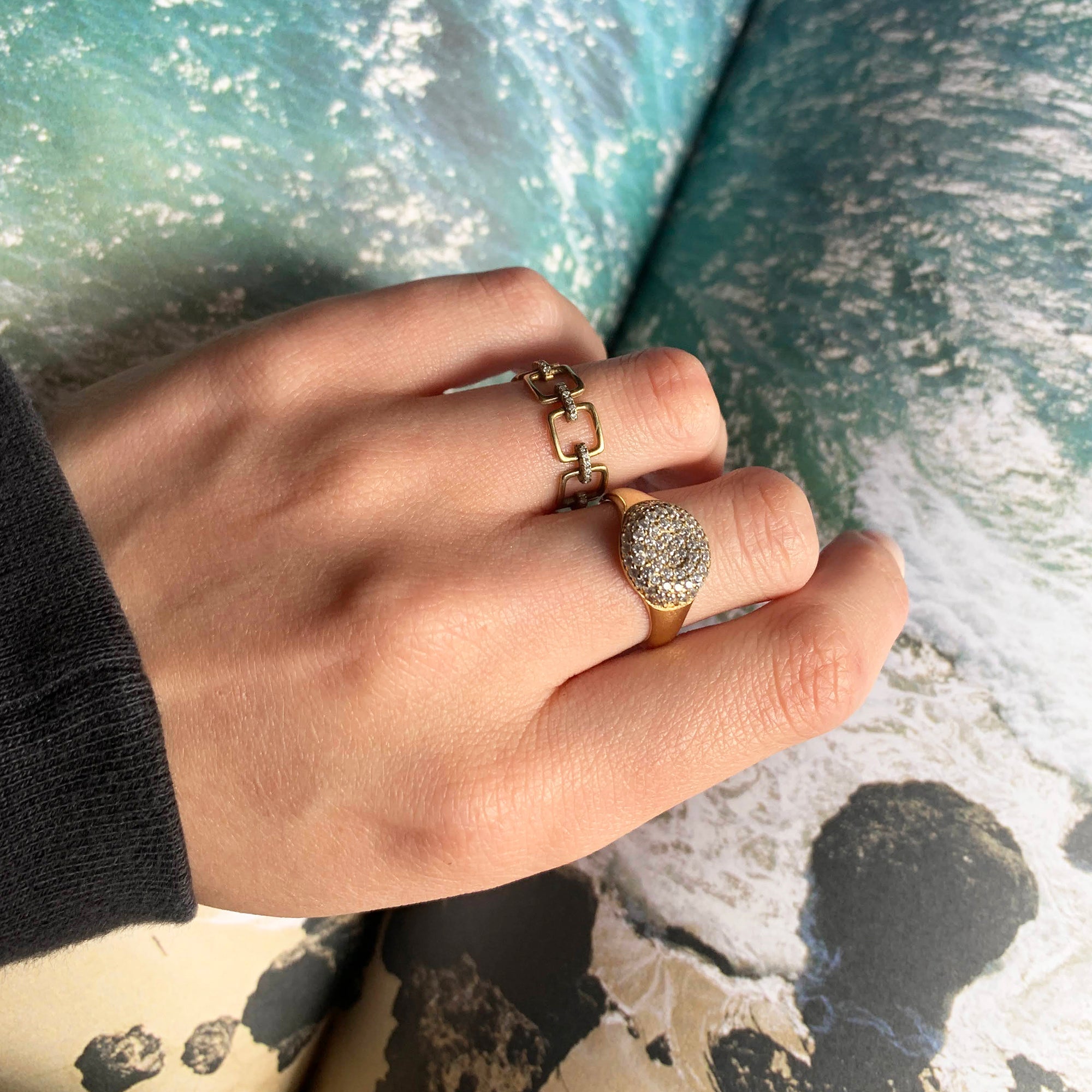 buckle ring - seol gold