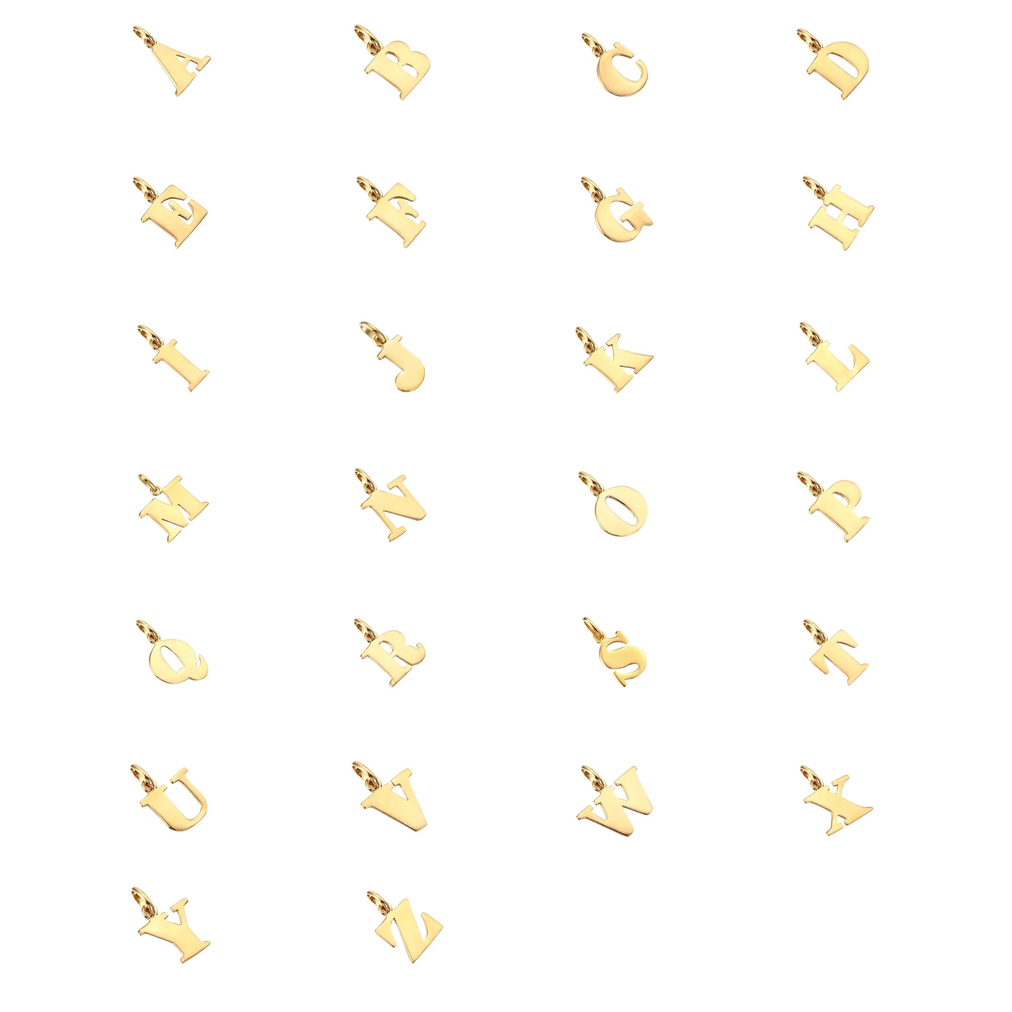 alphabet letter charm - seolgold