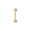 9ct Solid Gold 5mm Ball Stud Belly Bar - seolgold