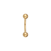 9ct Solid Gold 5mm Ball Stud Belly Bar - seolgold