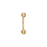 9ct Solid Gold 5mm Ball Stud Belly Bar - seolgold