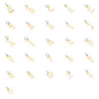 9ct letters - seol gold
