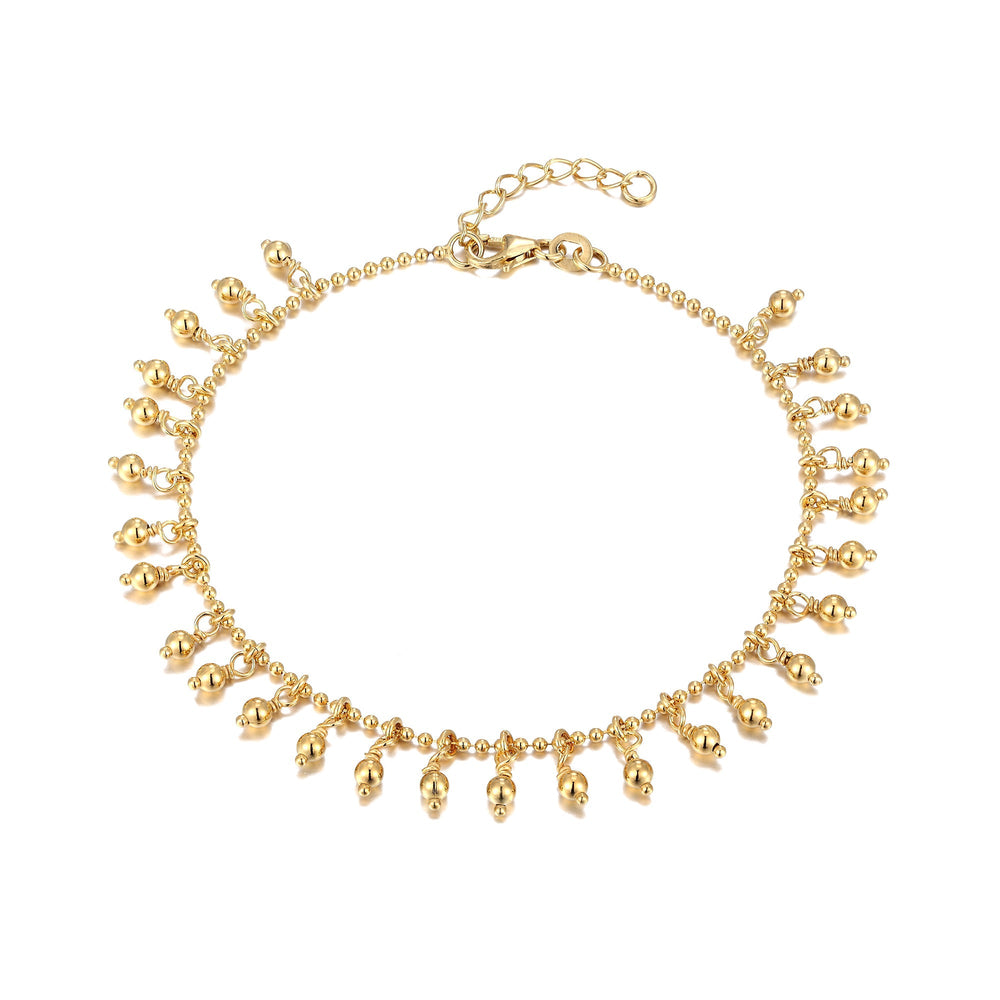 gold charm anklet - seolgold