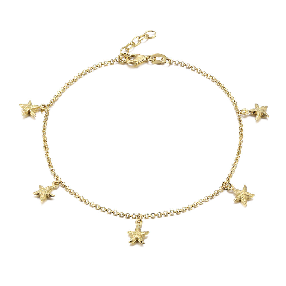 Charm Ankle Chain - seol-gold