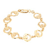 gold claddagh bracelet - seolgold