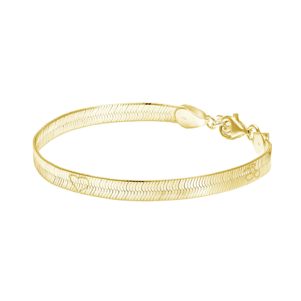 gold heart bracelet - seolgold