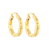 18ct Gold Vermeil creole hoops - seol gold