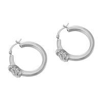 rose silver earring - seolgold