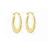 gold rope hoops - seolgold