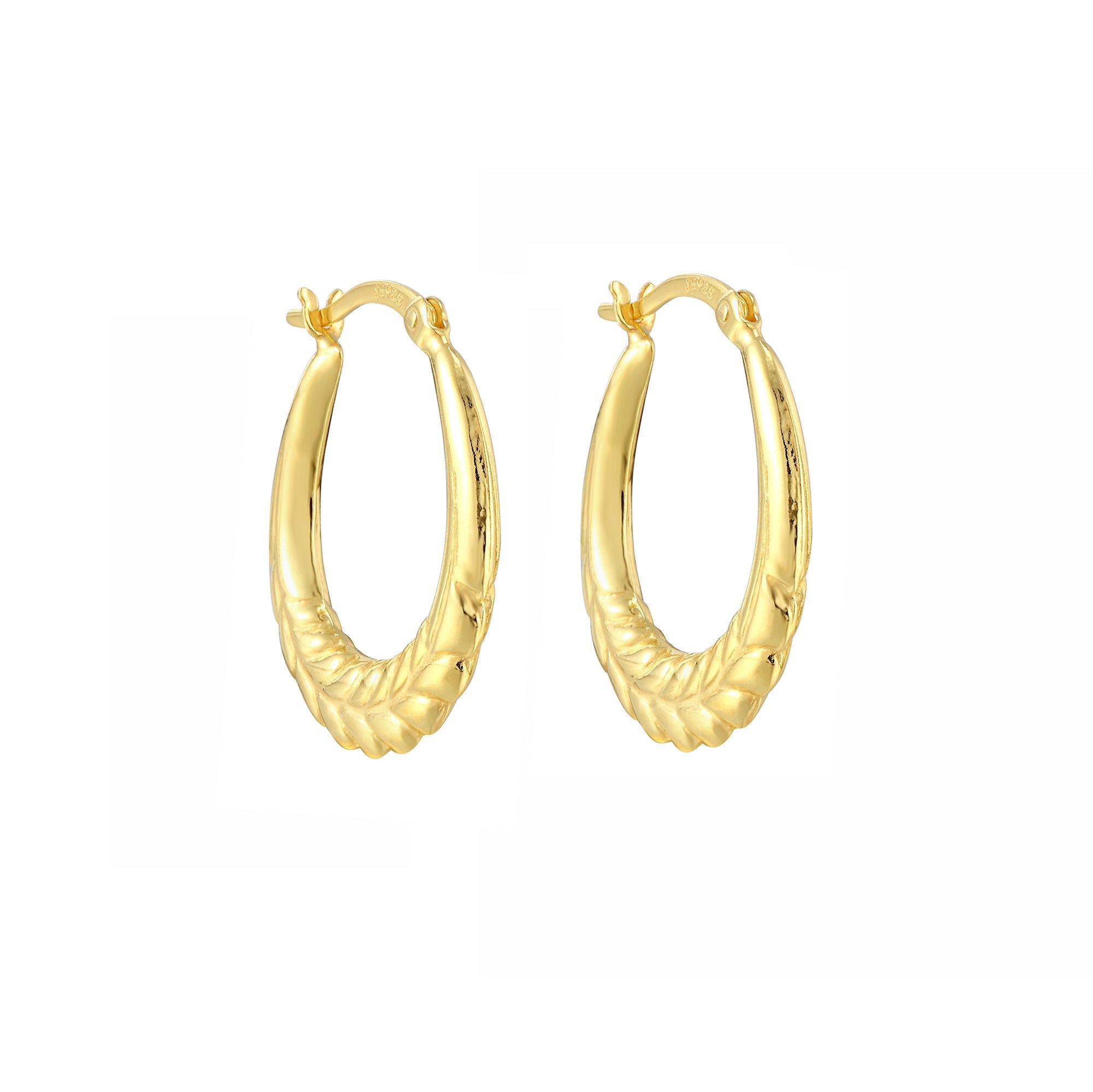 gold rope hoops - seolgold