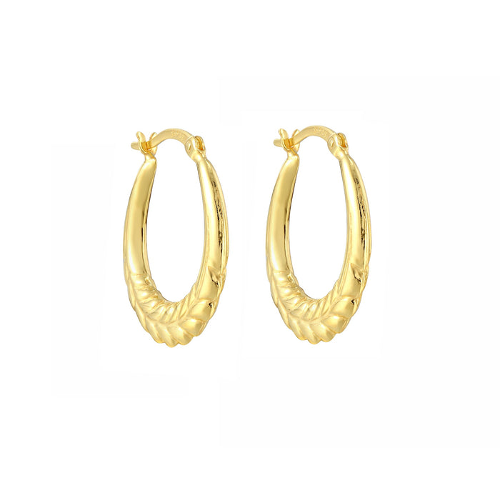 gold rope hoops - seolgold