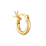 18ct Gold Vermeil Thick Creole Hoops (Mens)