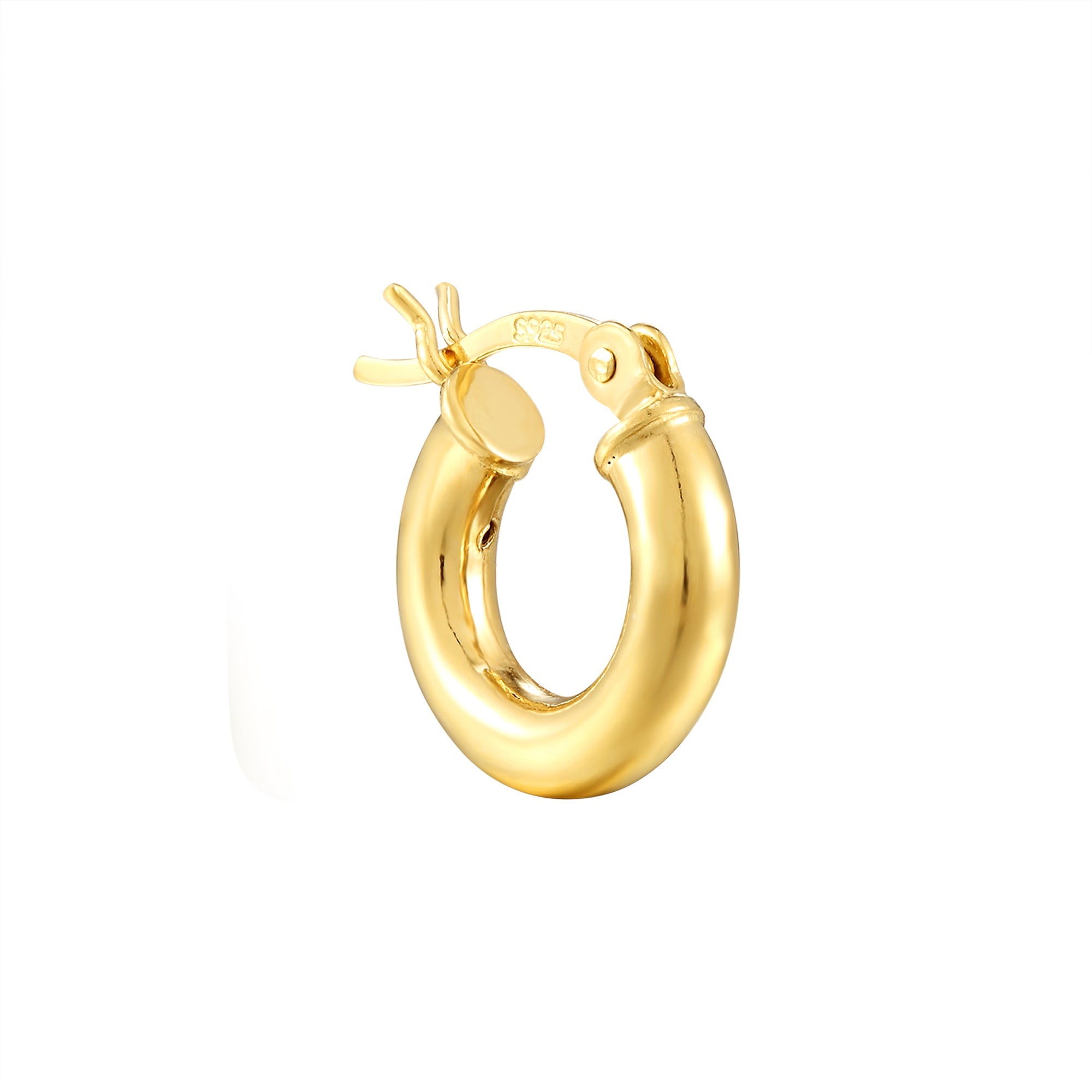 mens gold hoop - seolgold