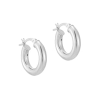 Silver Creole Hoops - seol-gold