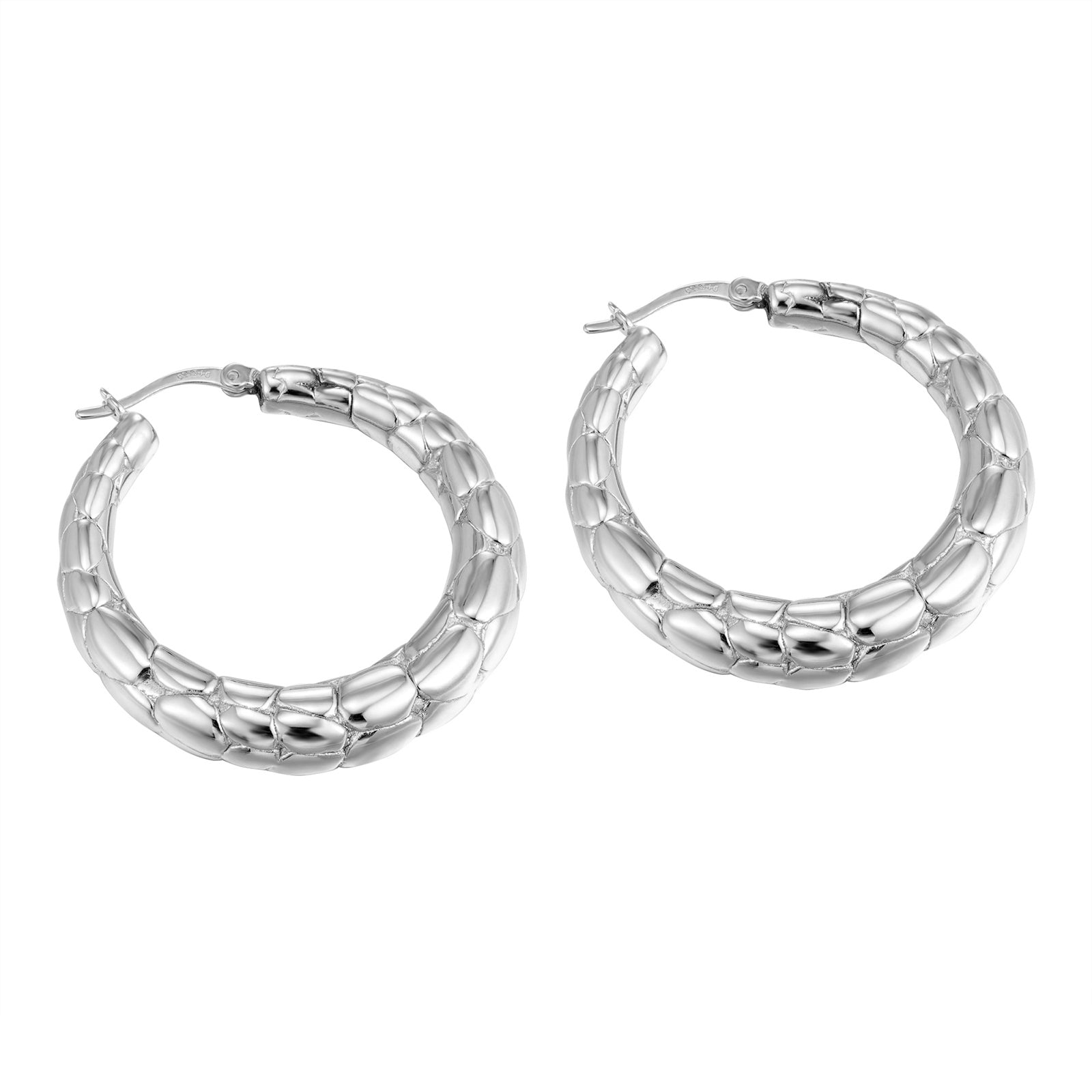Silver Hoops - seolgold